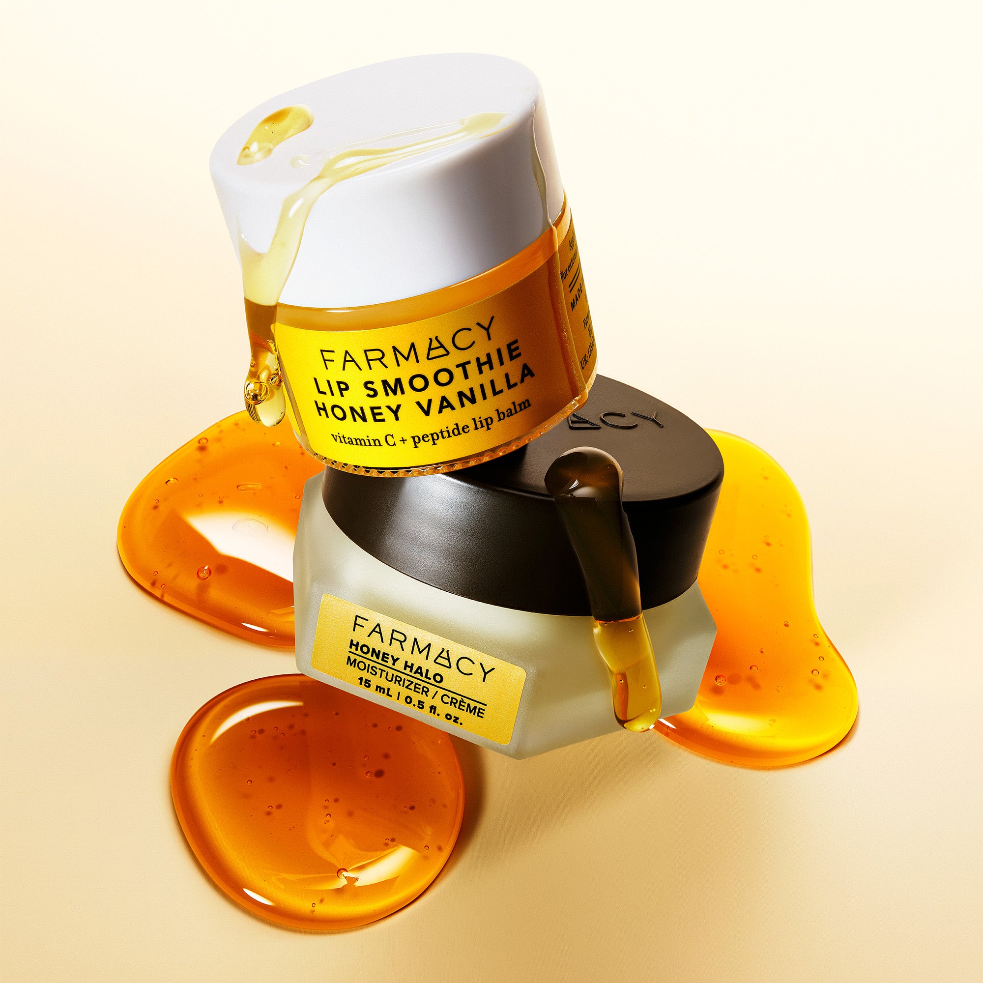 Farmacy Honey Glow Up gavesett krem + leppe 2-delt