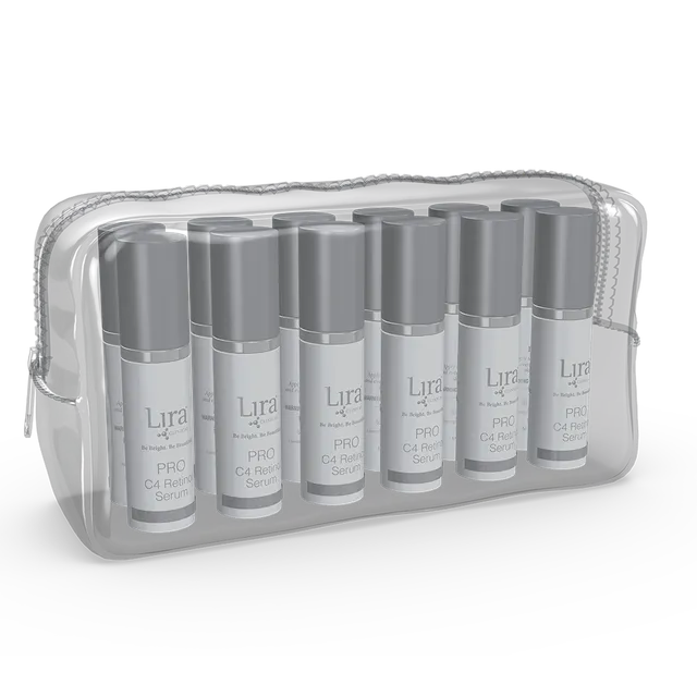 Lira Clinical PRO C4 Retinol Serum prøvesett 12-pk mot kviser