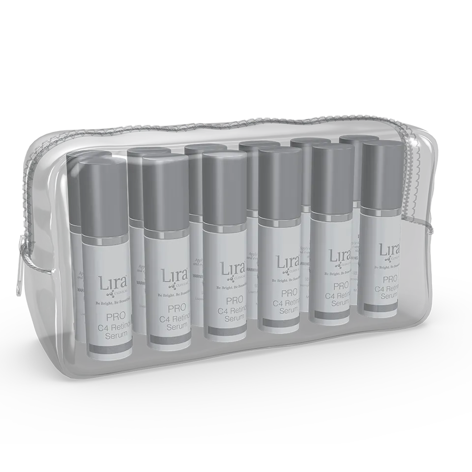 Lira Clinical PRO C4 Retinol Serum prøvesett 12-pk mot kviser