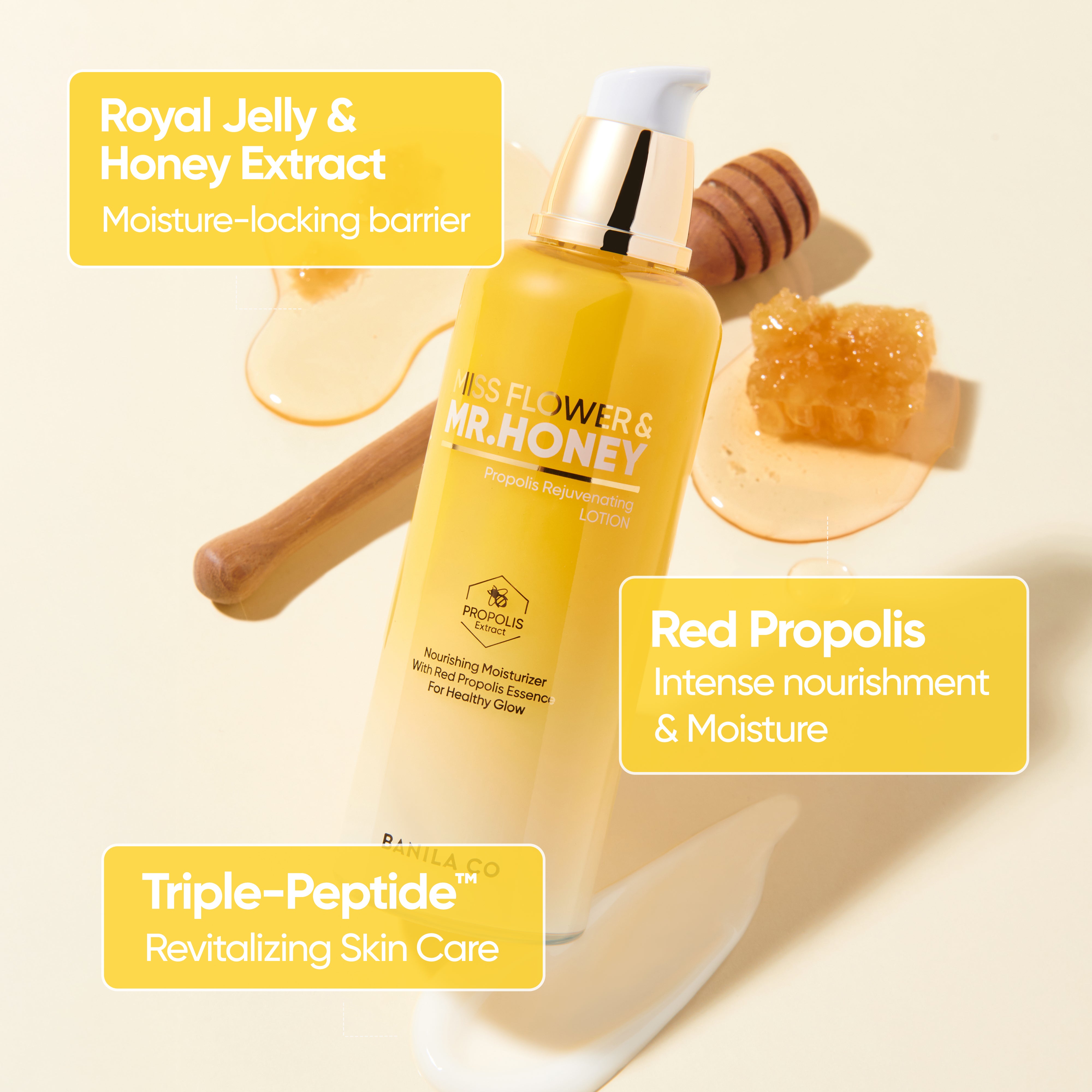 Banila Co Miss Flower Mr Honey lotion 150 ml propolis