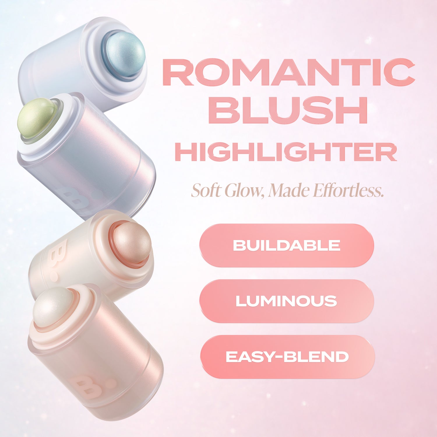 Banila Co Romantic Blush 01 Candy Dive highlighter stick