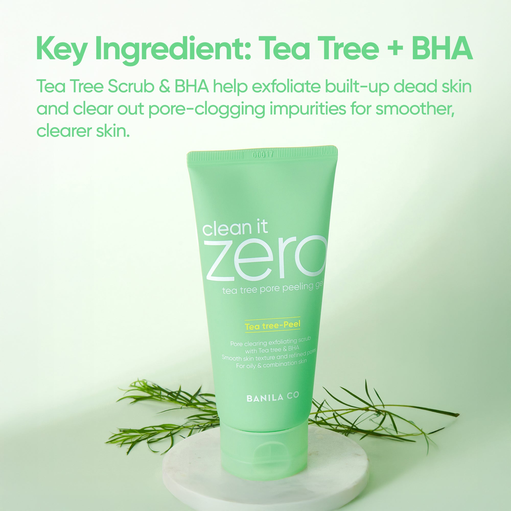 Banila Co Clean It Zero Tea Tree peelinggel mot kviser