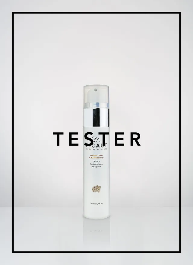 M Picaut Galactic Glow CBD fuktighetskrem 50ml tester
