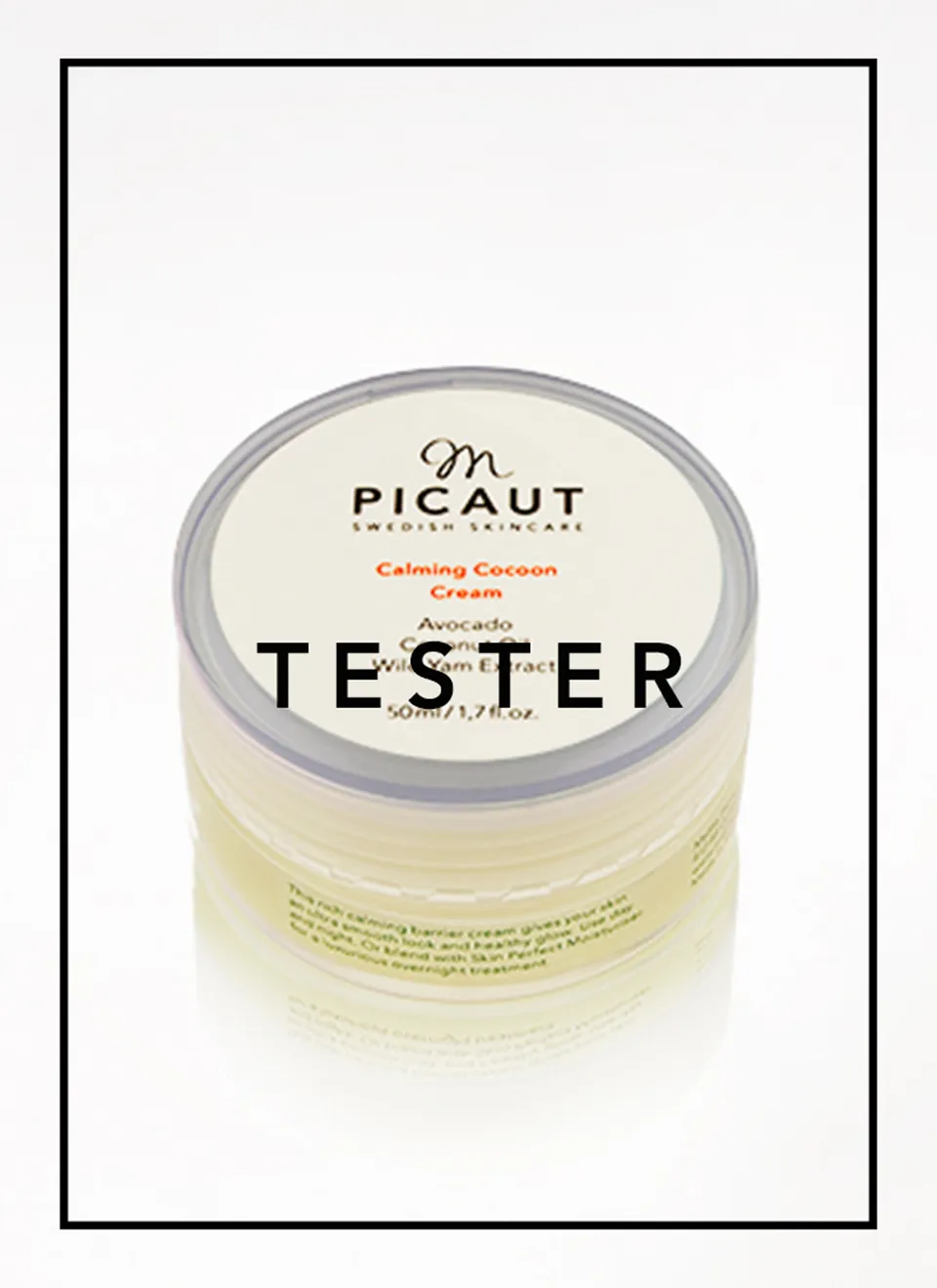 M Picaut Calming Cocoon ansiktskrem 50 ml tester mild
