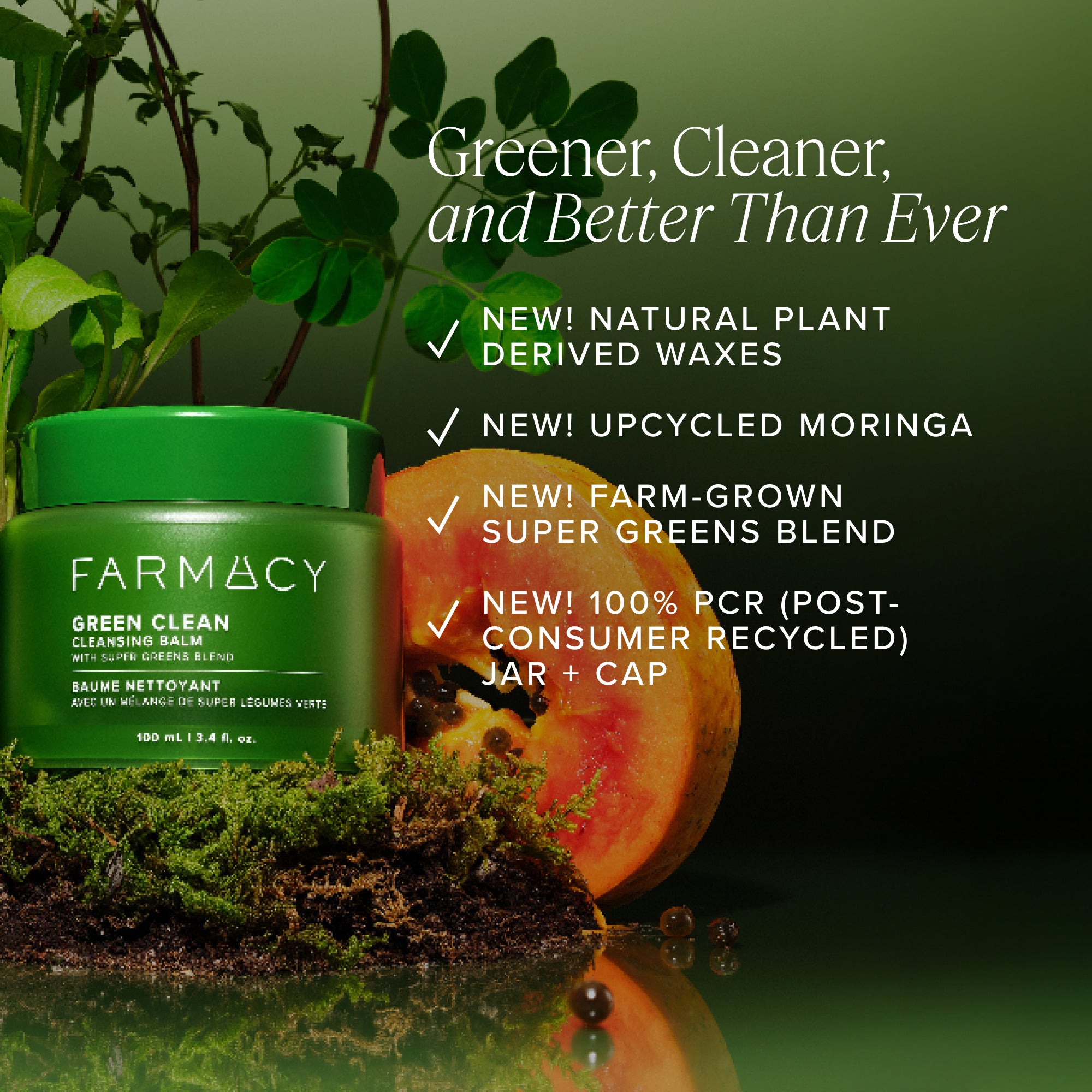 Farmacy Green Clean rensebalm 12 ml original mild