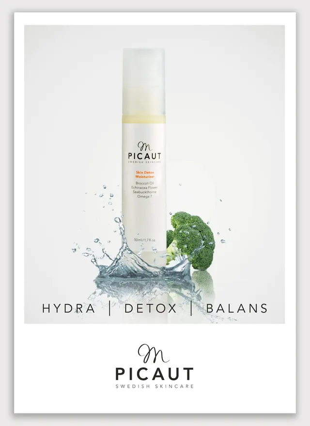 M Picaut Skin Detox Moisturiser poster 50x70