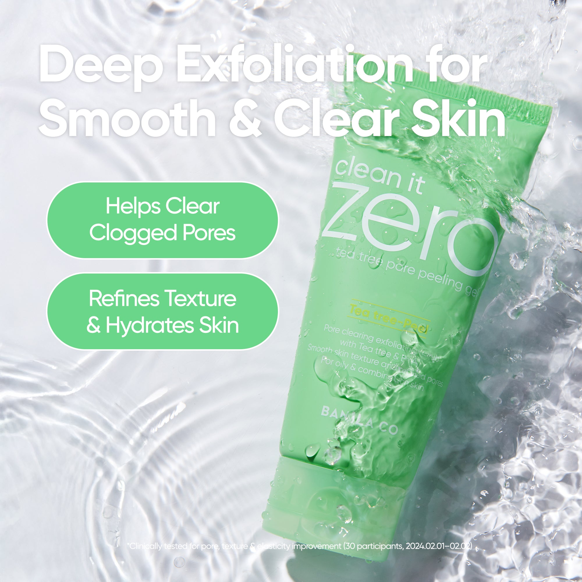 Banila Co Clean It Zero Tea Tree peelinggel mot kviser
