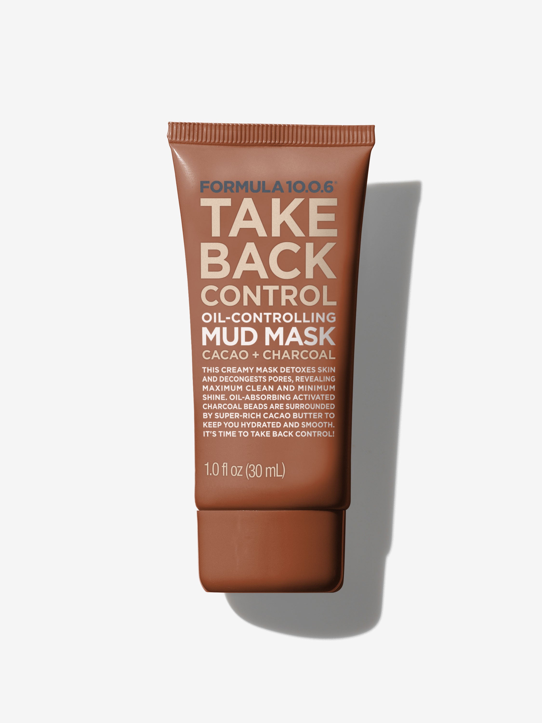 Formula 10.0.6 Take Back Control leirmaske 30 ml mot fet hud