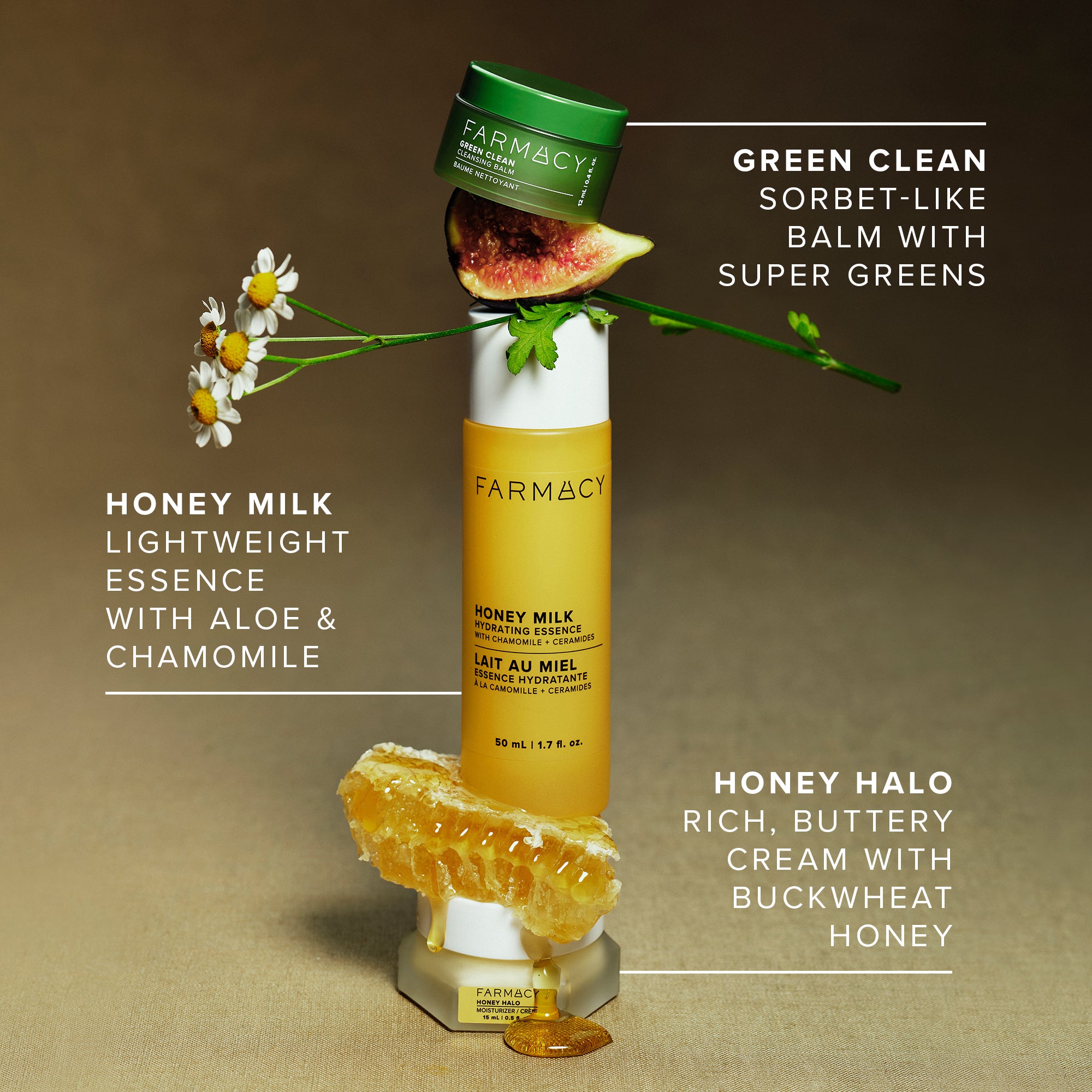 Farmacy Honey Barrier Kit hudpleiesett Gift Set honning