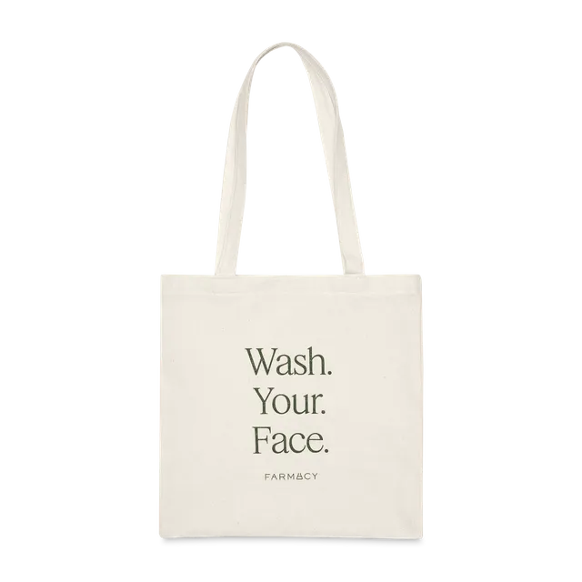 Farmacy Wash Your Face handlenett i bomull