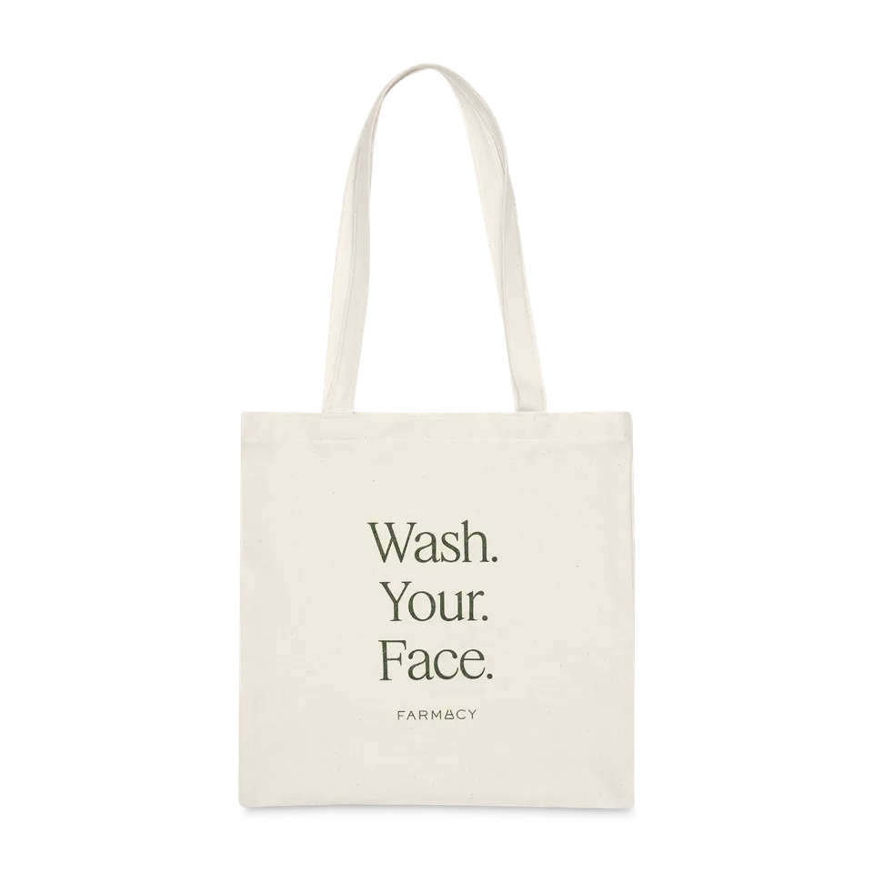 Farmacy Wash Your Face handlenett i bomull