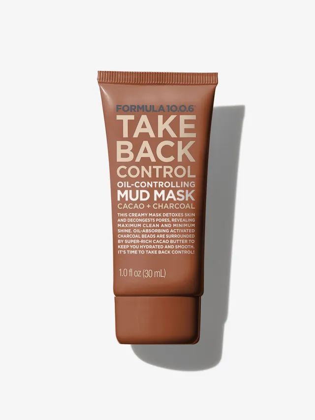 Formula 10.0.6 Take Back Control leirmaske 30 ml mot fet hud