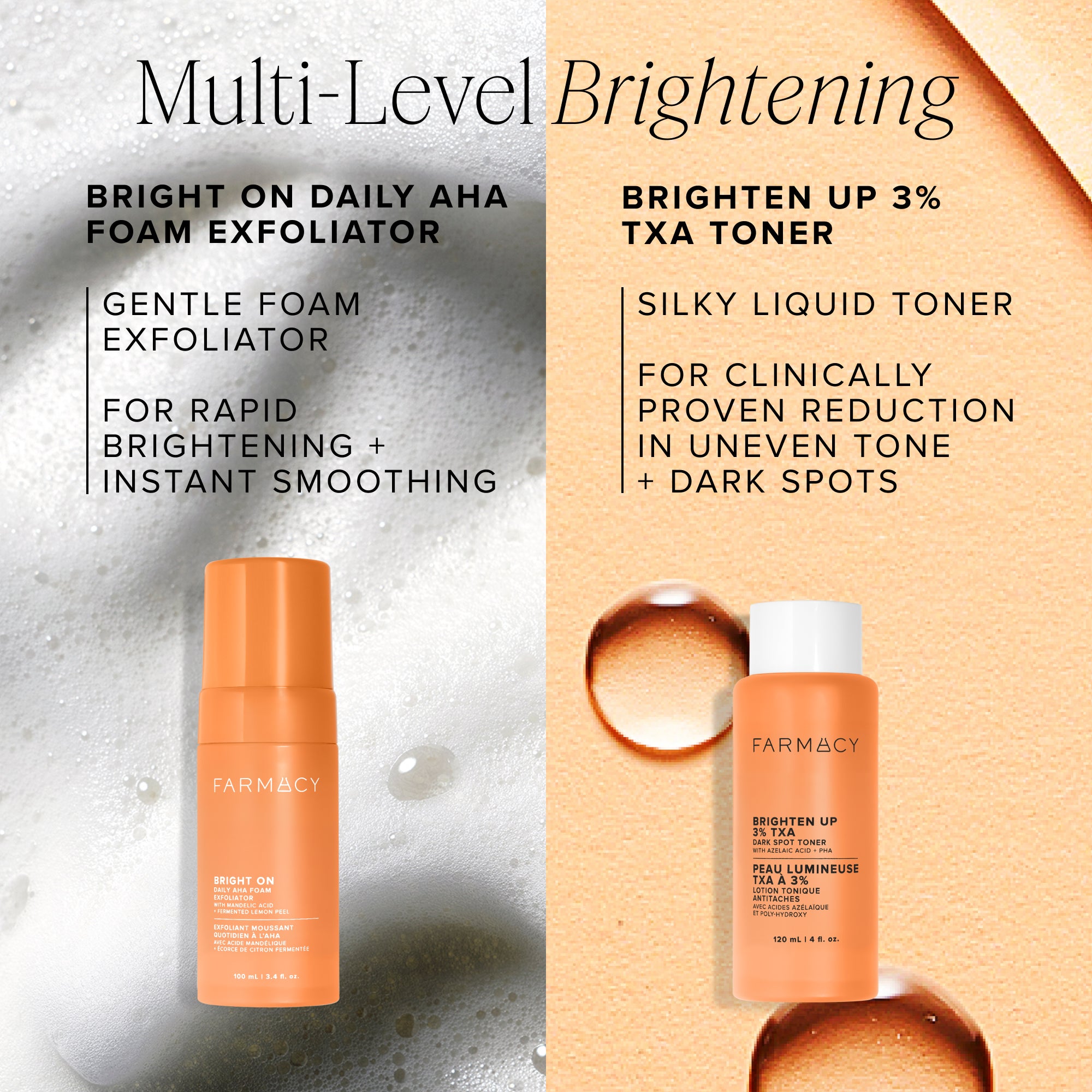 Farmacy Bright On Daily AHA Foam renseskum 100 ml mild