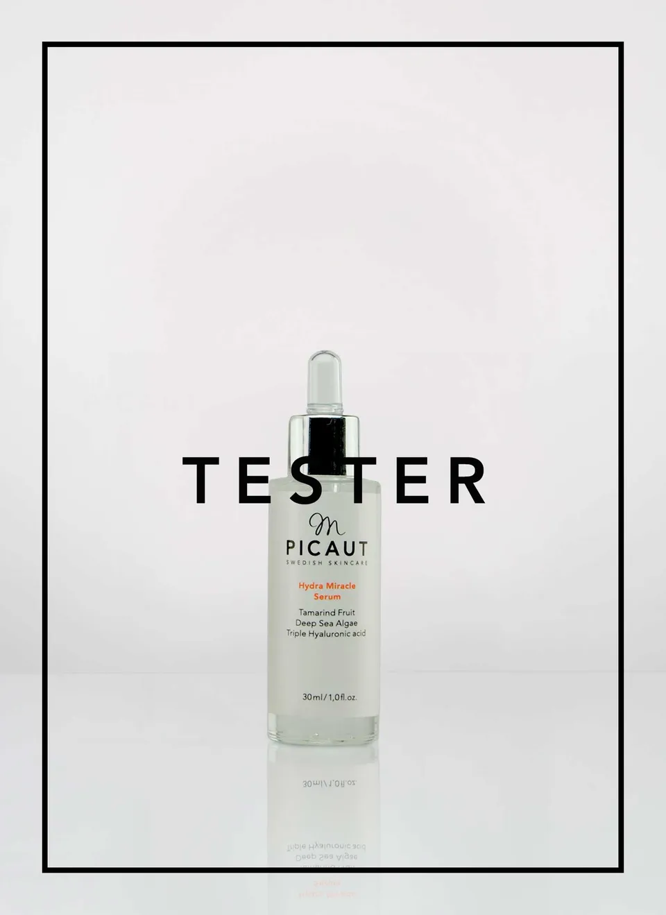 M Picaut Hydra Miracle serum 30 ml tester mild fukt