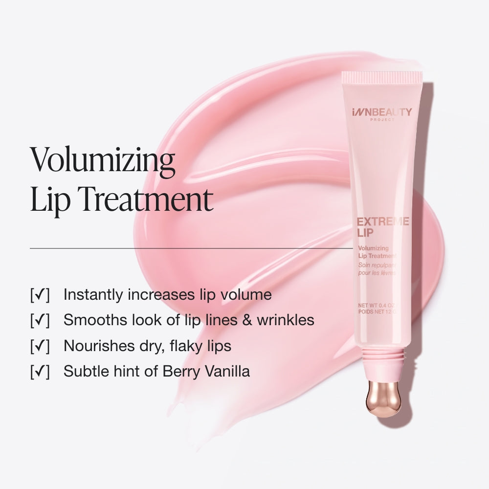 Innbeauty Project Extreme Lip leppebehandling peptid bær-vanilje