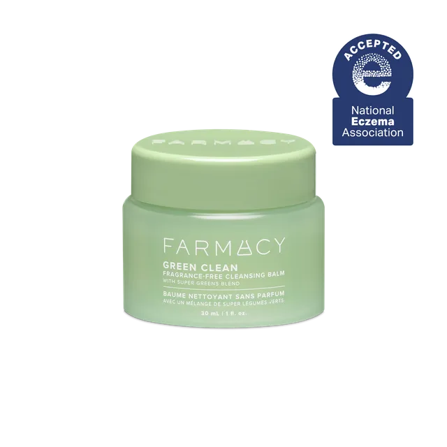 Farmacy Green Clean Fragrance-Free rensebalm 30 ml uparfymert