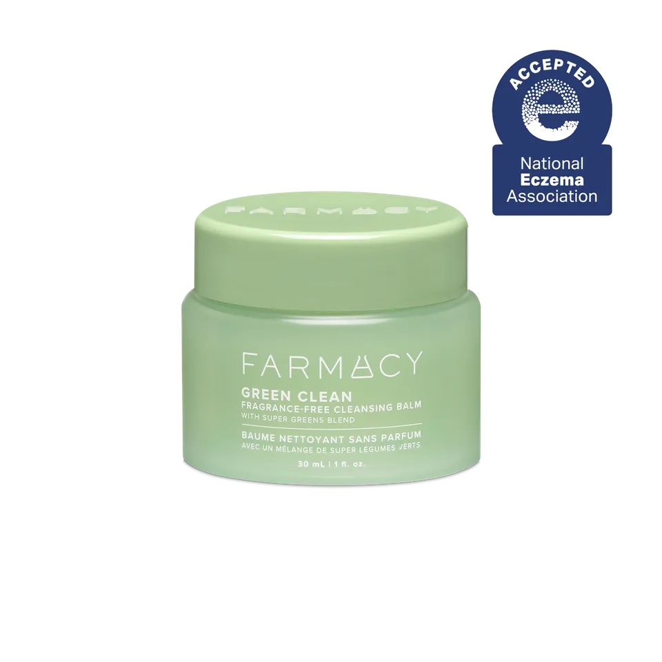 Farmacy Green Clean Fragrance-Free rensebalm 30 ml uparfymert