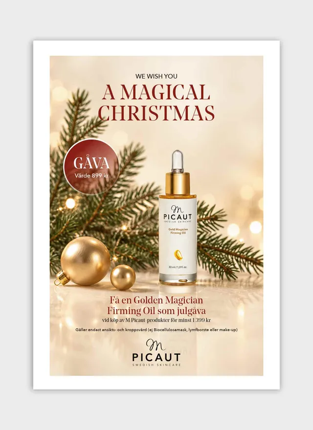 M Picaut Magical Christmas flyer A4 juletema
