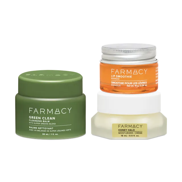 Farmacy Healthy Skin Trio hudpleiesett gavesett glød