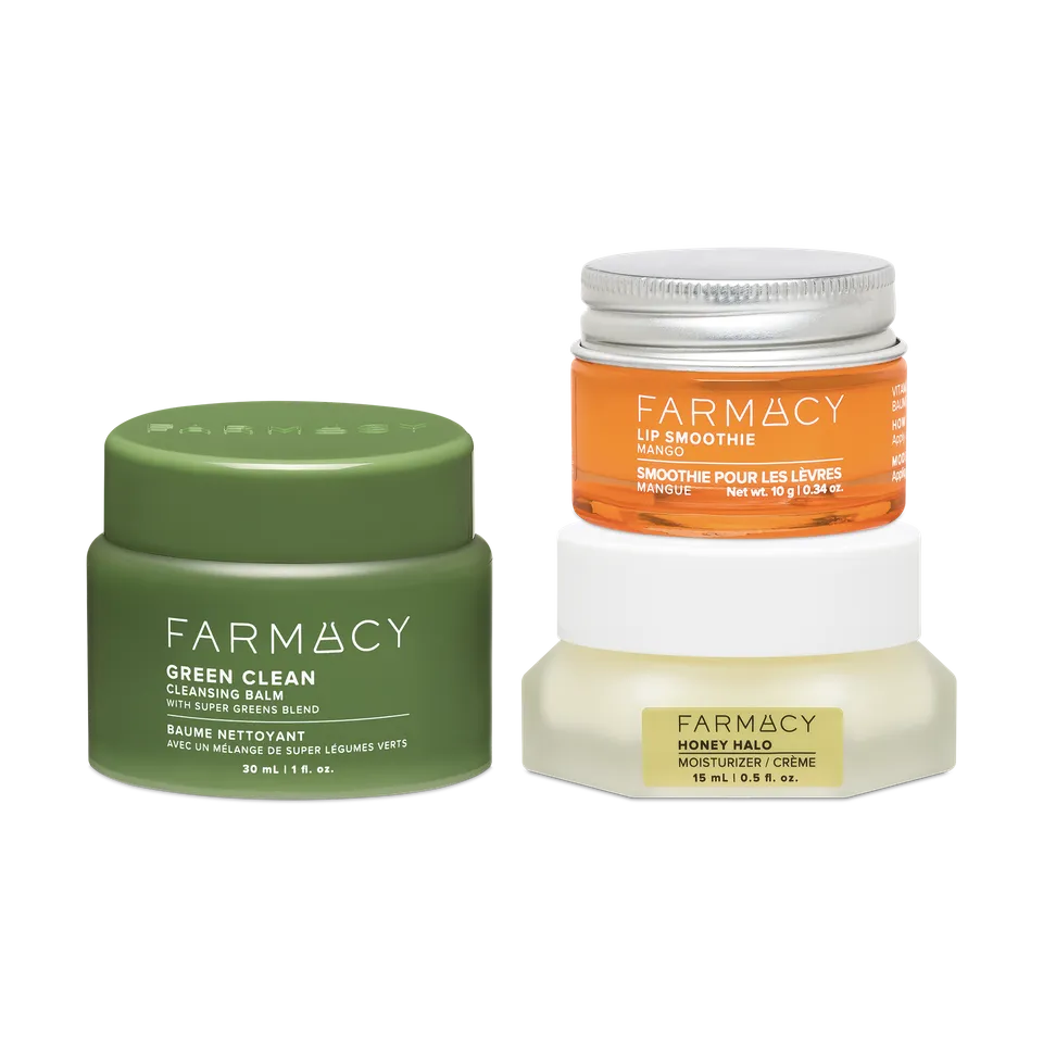 Farmacy Healthy Skin Trio hudpleiesett gavesett glød
