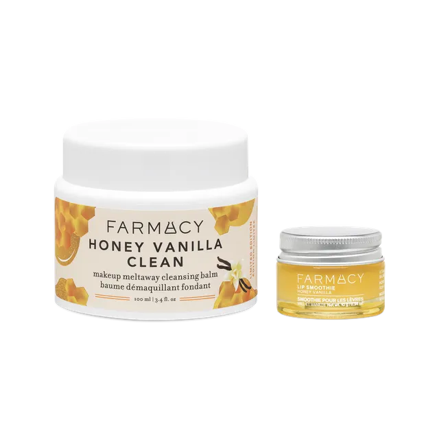 Farmacy Honey Vanilla Clean Duo rensesett gavesett