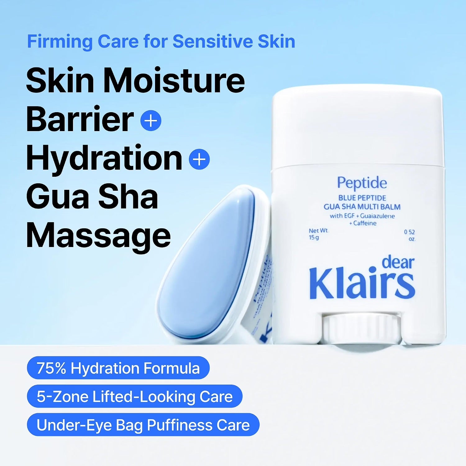 Dear Klairs Blue Peptide Gua Sha Multi Balm 15 g peptid