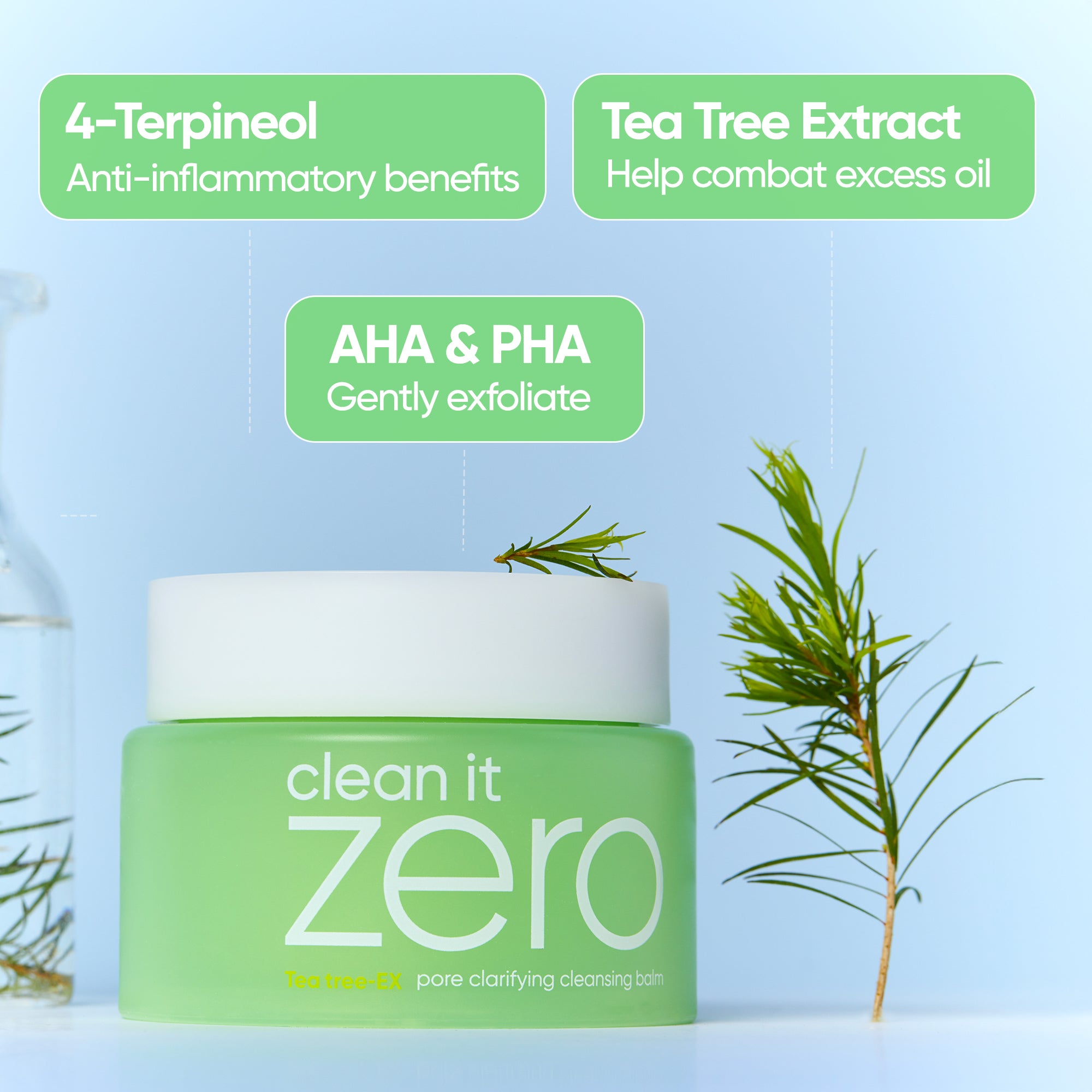 Banila Co Clean It Zero Tea-Tree EX rensebalm 25ml mot kviser