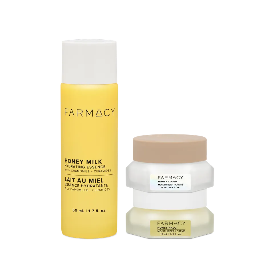 Farmacy Honey Barrier Trio gavesett sensitiv hud