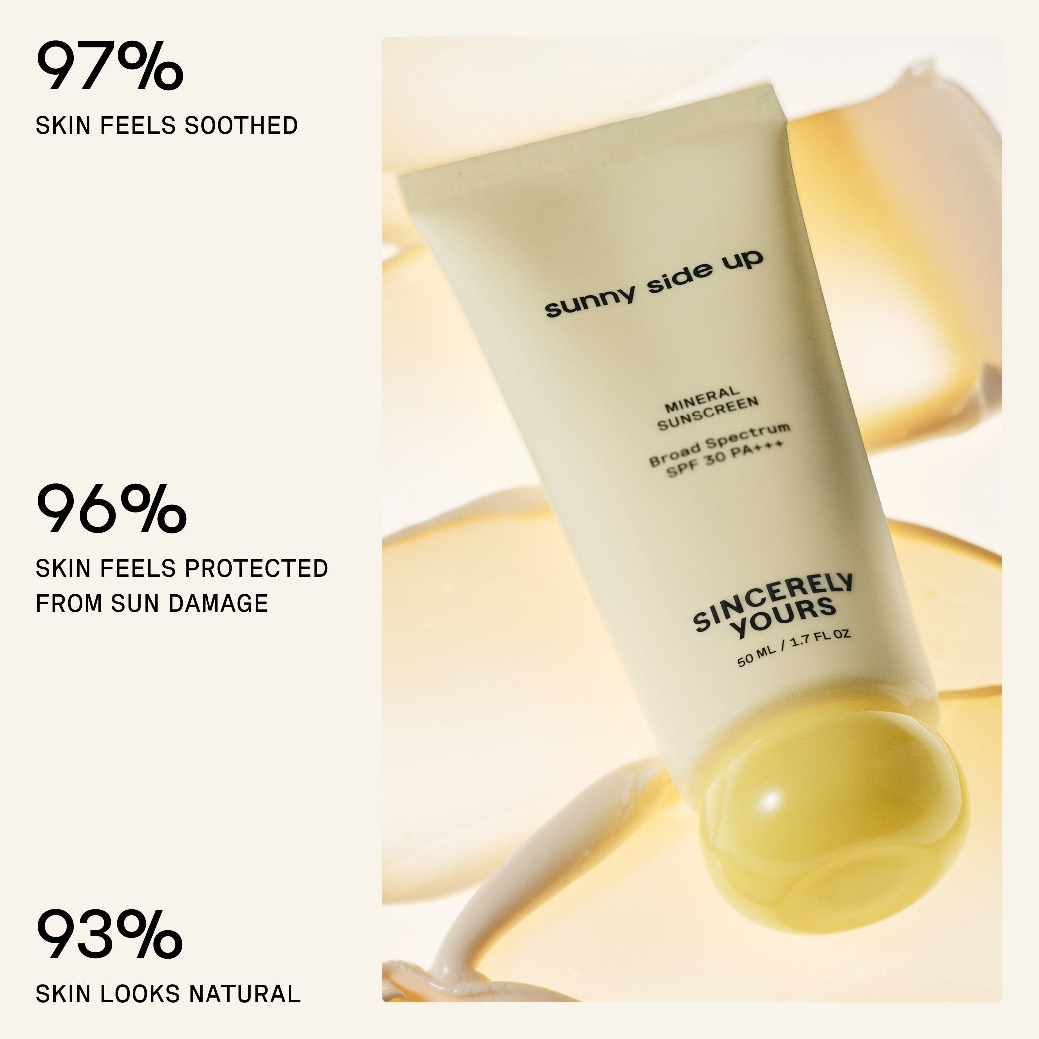 Sincerely Yours Sunny Side Up solkrem SPF30 50 ml