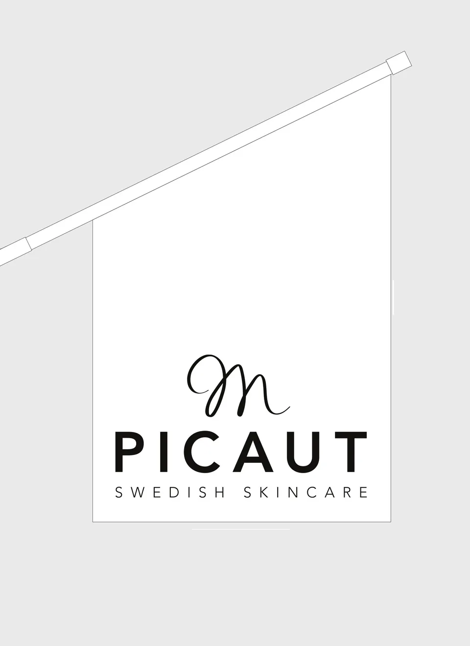 M Picaut flagga vindtålig utendørs