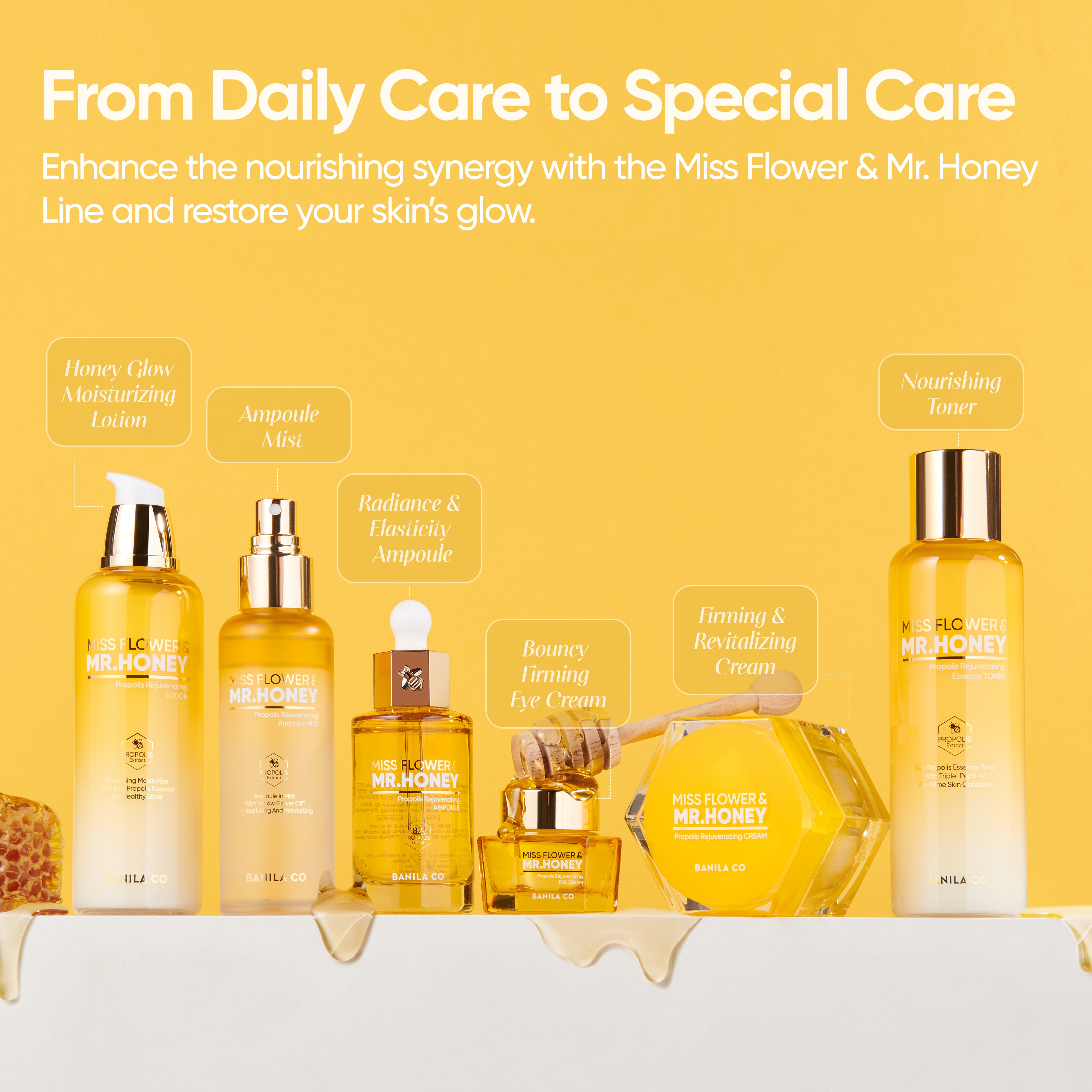Banila Co Miss Flower & Mr Honey Propolis Rejuvenating ampulle 50 ml