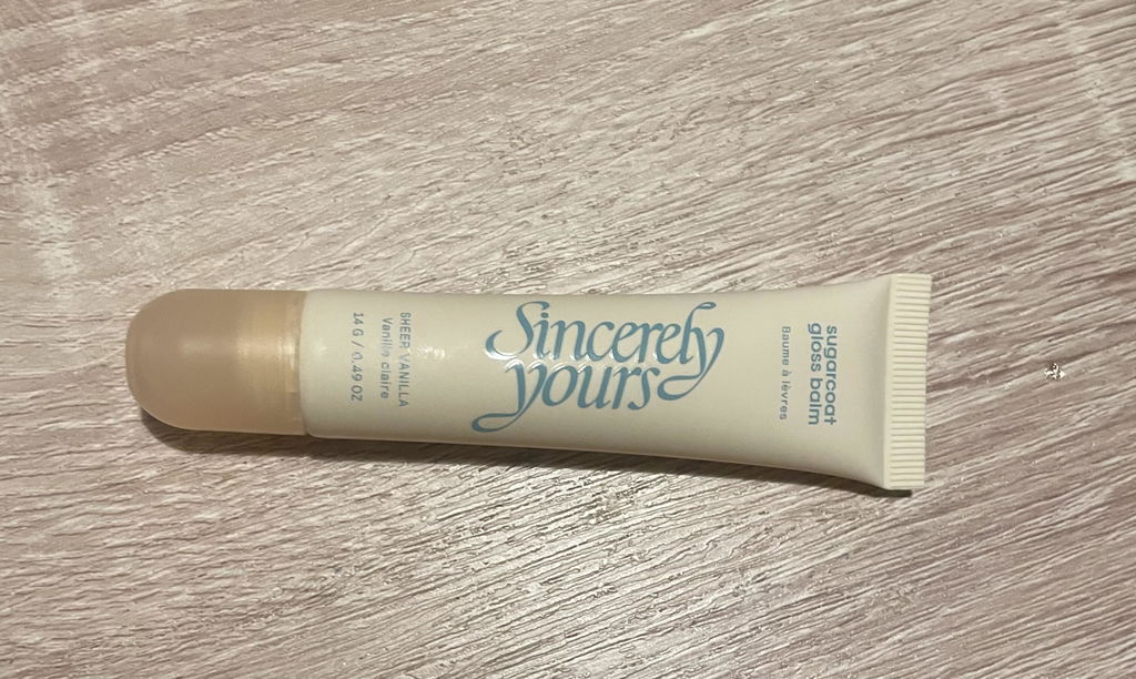Sincerely Yours Sugarcoat glossbalm sheer vanilla