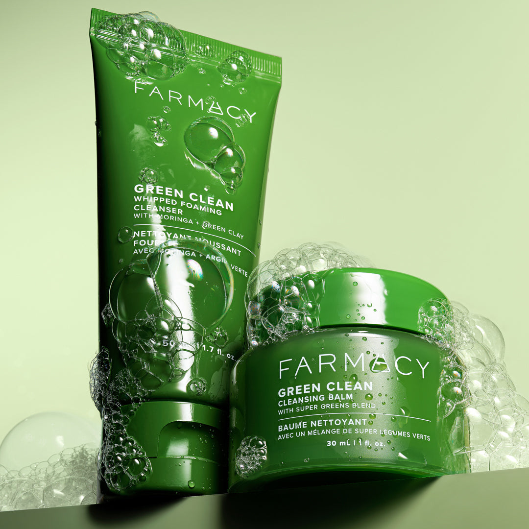 Farmacy Deep Double Cleanse Duo rensesett 30 ml + 50 ml