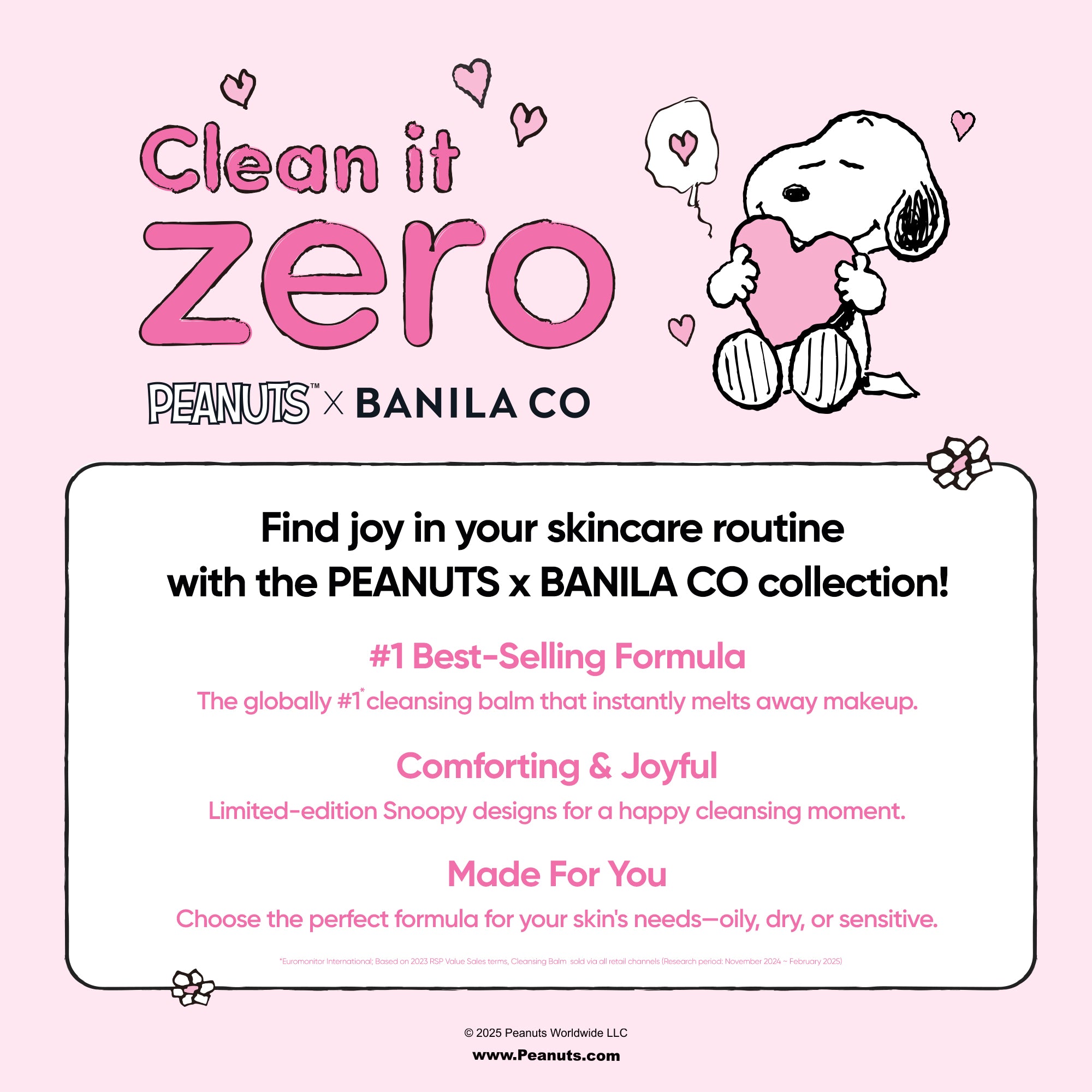 Banila Co Clean It Zero Original Snoopy rensebalm 100ml
