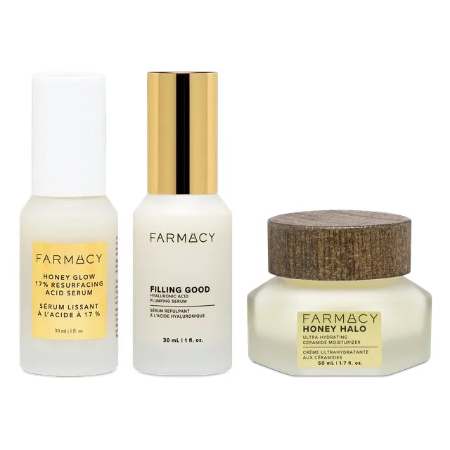 Farmacy Honey Glow Trio hudpleiesett Gift Set honning