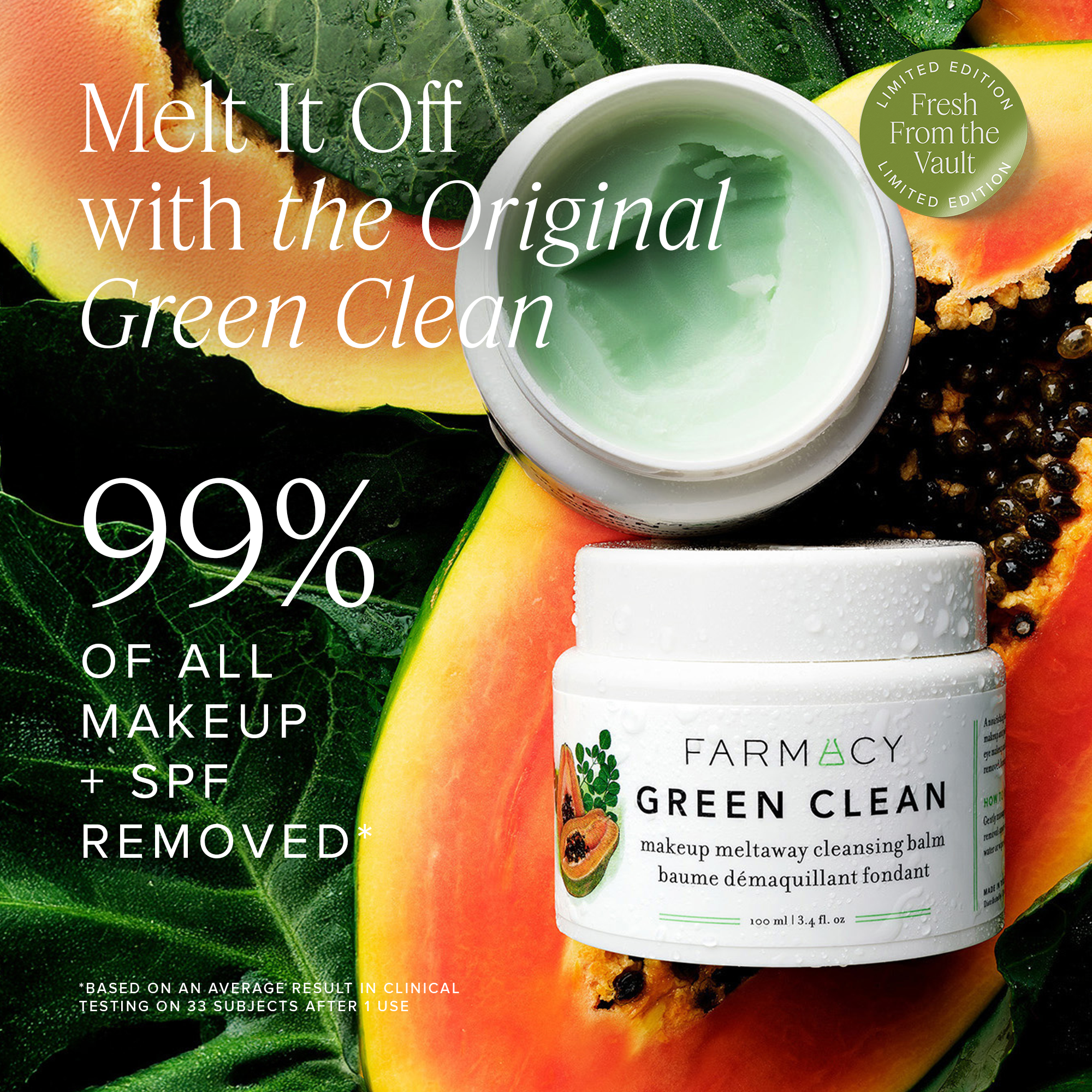 Farmacy Green Clean Original rensebalm 50 ml mot kviser