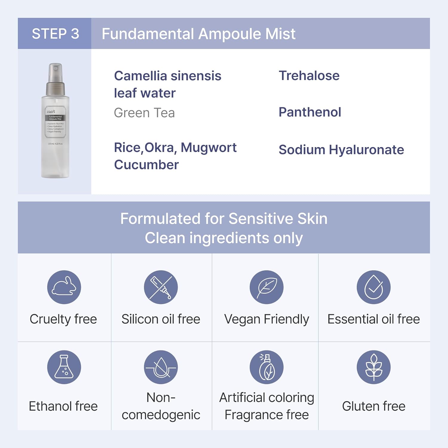 Dear Klairs All Day Moisturizing Kit fuktsett 3 stk uparfymert