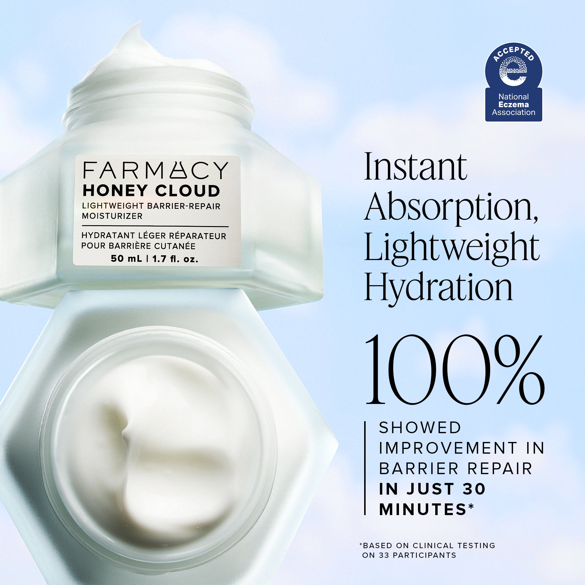 Farmacy Honey Cloud fuktighetskrem 15 ml parfymefri