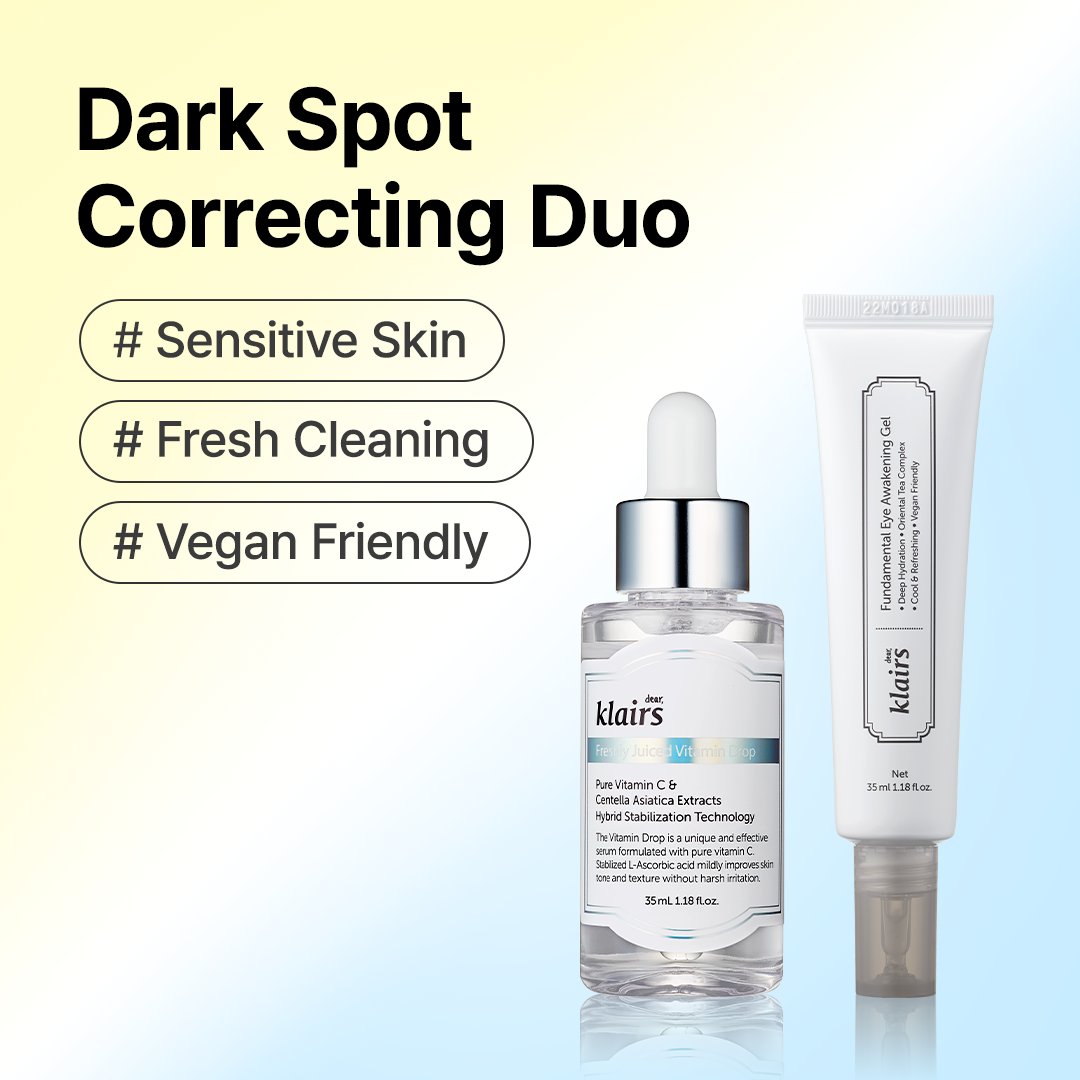Dear Klairs Dark Spot Correcting Duo serumsett 2-pakning mot flekker