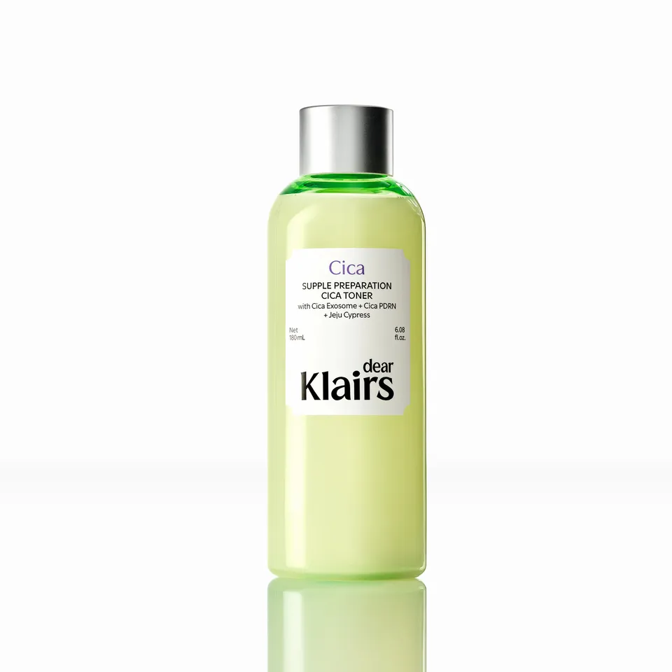 Dear Klairs Supple Preparation Cica ansiktstoner 180 ml beroligende