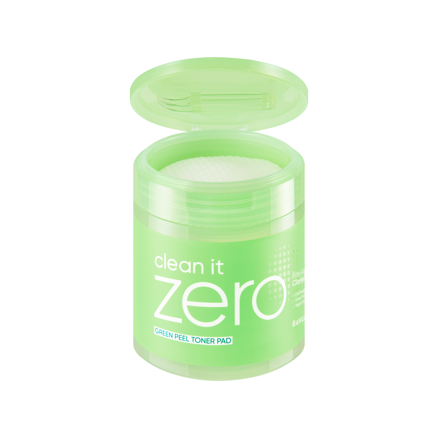 Banila Co Clean It Zero Green Peel toner pads 70 stk fet hud