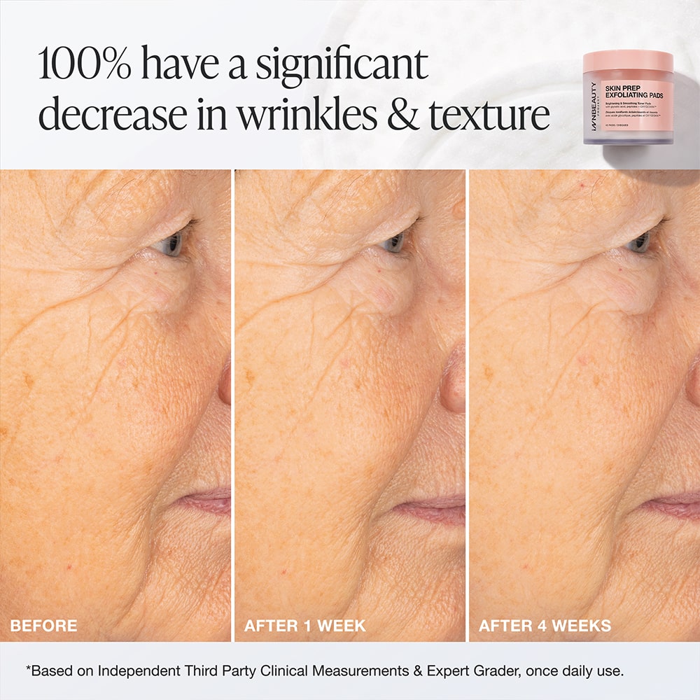 Innbeauty Project Skin Prep eksfoliering pads 45 stk glød