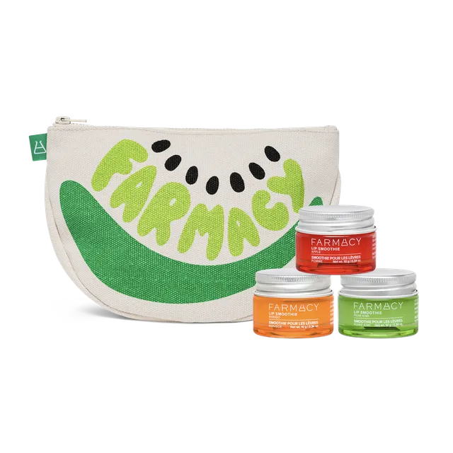 Farmacy Juicy Lip Smoothie Trio leppesett gavesett vitamin C