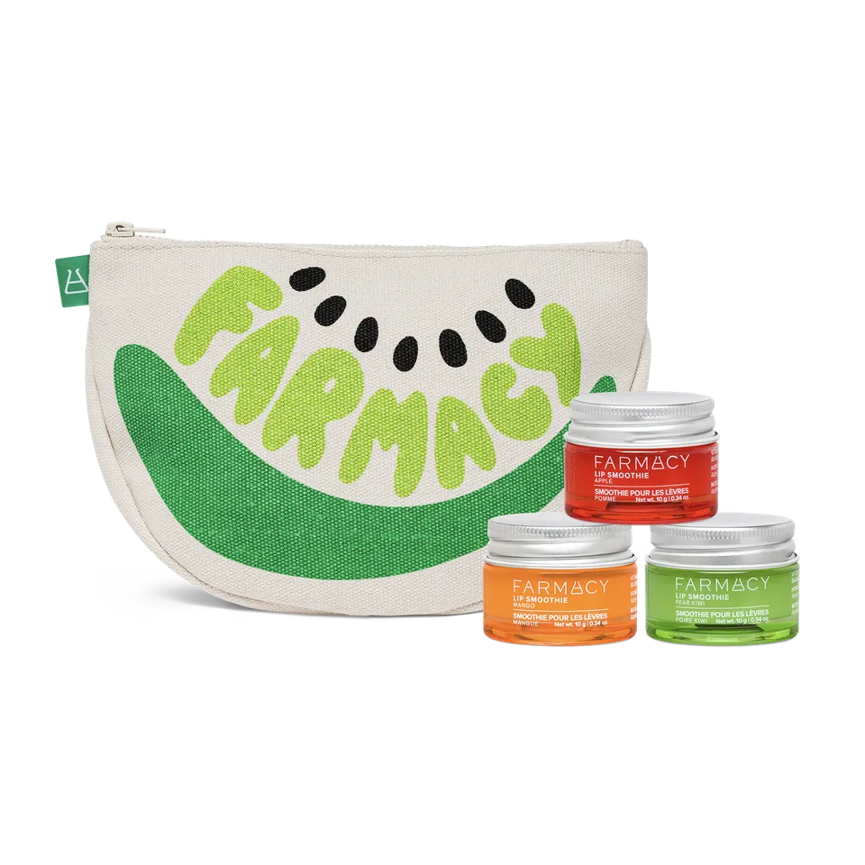 Farmacy Juicy Lip Smoothie Trio leppesett gavesett vitamin C