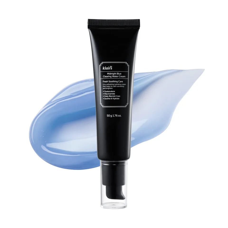 Dear Klairs Midnight Blue Clearing Water Cream krem 50 g mot kviser