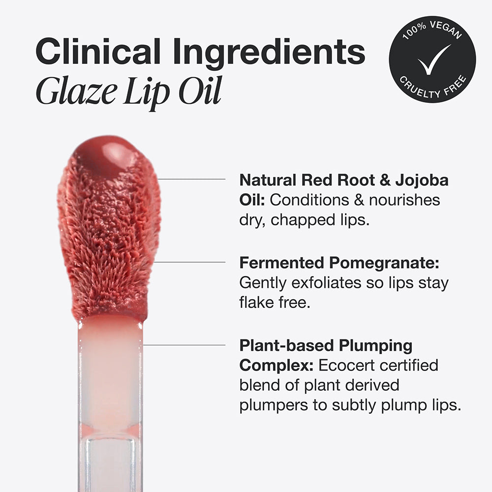 Innbeauty Project Latte Lips Glaze Duo leppeolje 2-pak