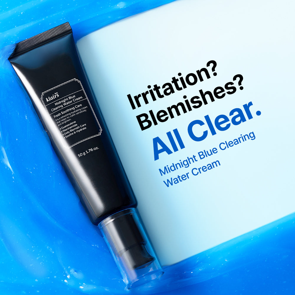 Dear Klairs Midnight Blue Clearing Water Cream krem 50 g mot kviser