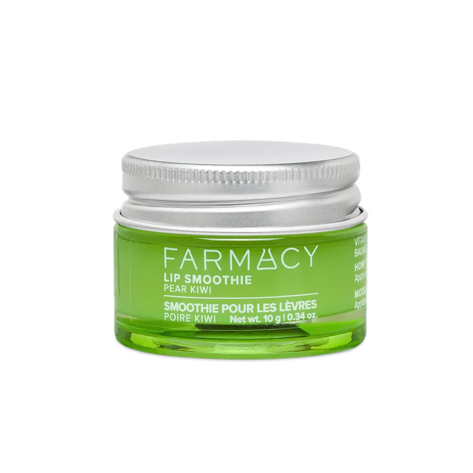 Farmacy Peptide Lip Smoothie leppebalm pear kiwi glans