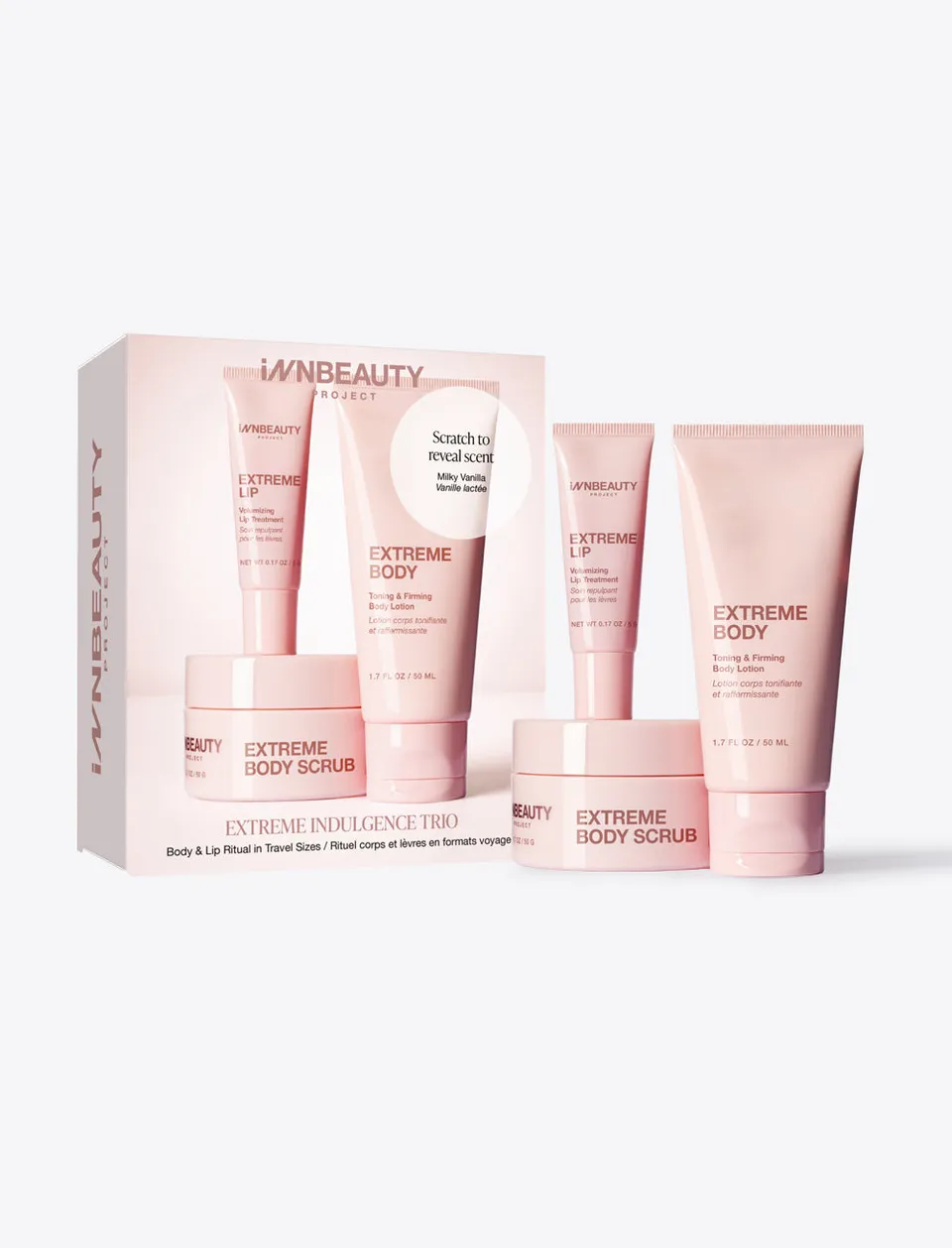 Innbeauty Project Extreme Indulgence Trio hudpleiesett 3-deler mot kviser