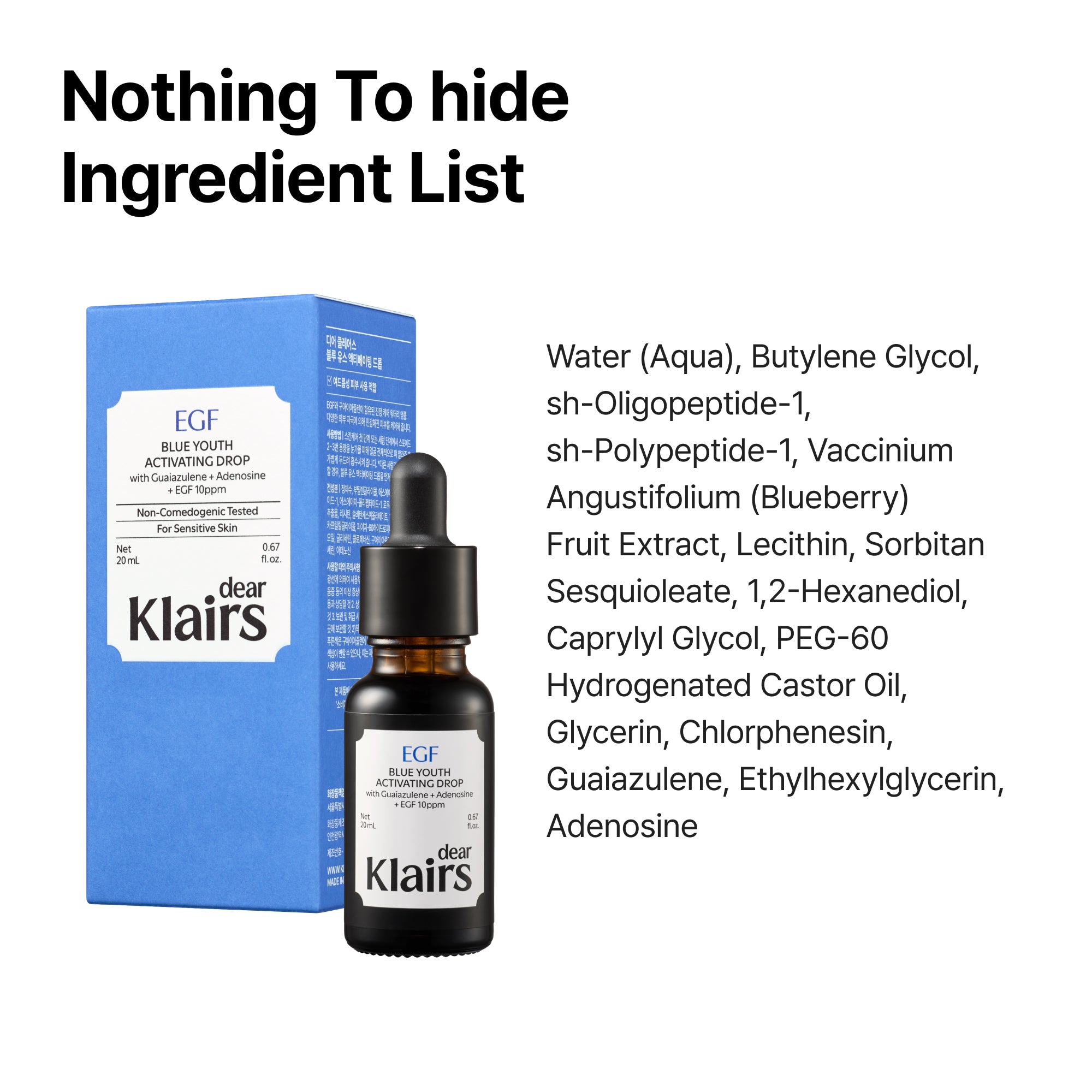 Dear Klairs SOS Calming Duo serum- og kremsett beroligende